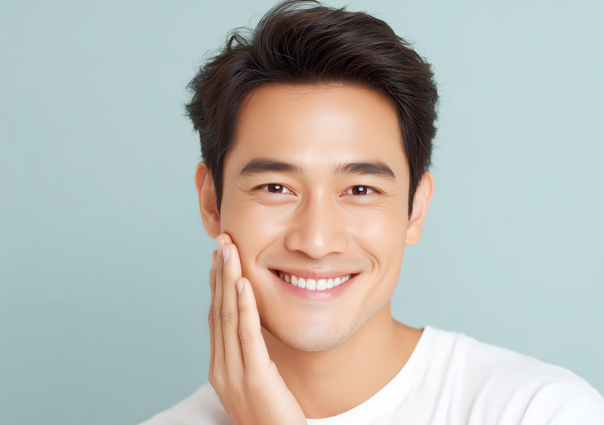 白い歯を手に入れるためのホワイトニング男性