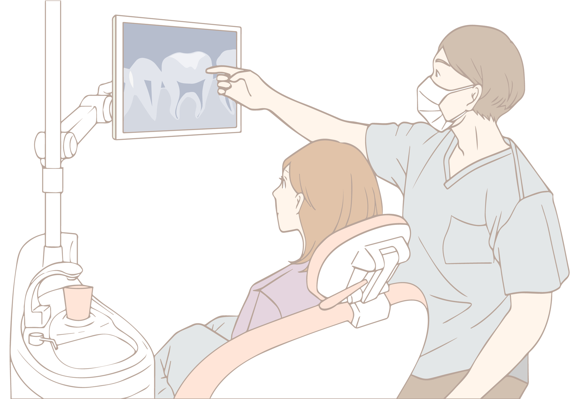 「カウンセリングルーム」完備で丁寧でわかりやすい説明